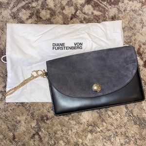 Diane Von Furstenberg Color Blocked Clutch